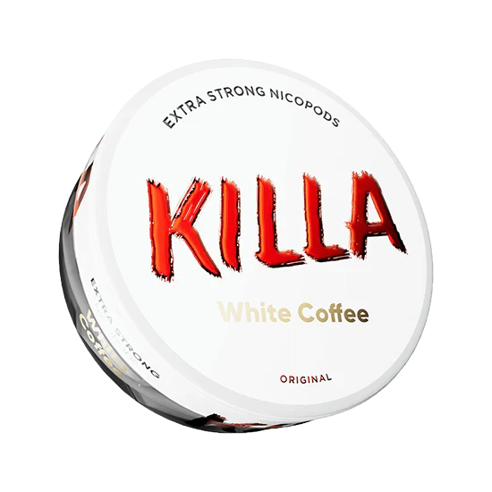 killa white coffee - 16mg nicotine pouches