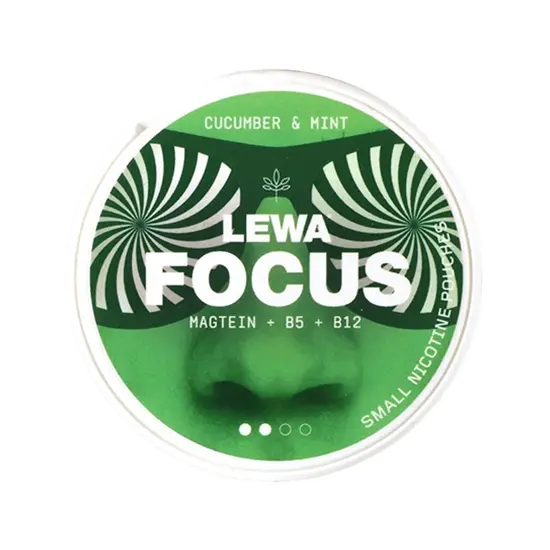 lewa focus cucumber mint nicotine pouches