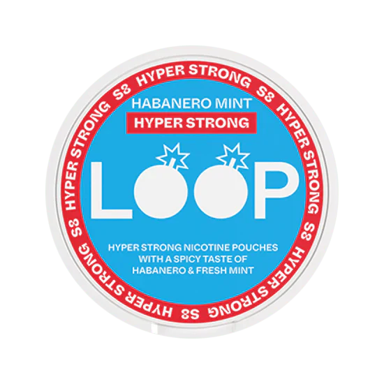 loop habanero mint hyper strong nicotine pouches