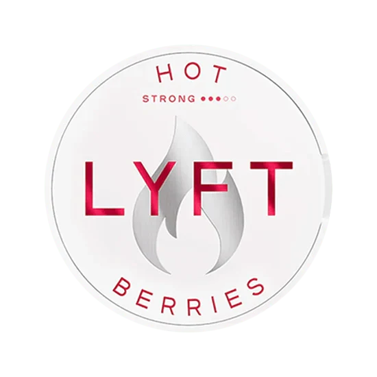 lyft hot berries strong nicotine pouches