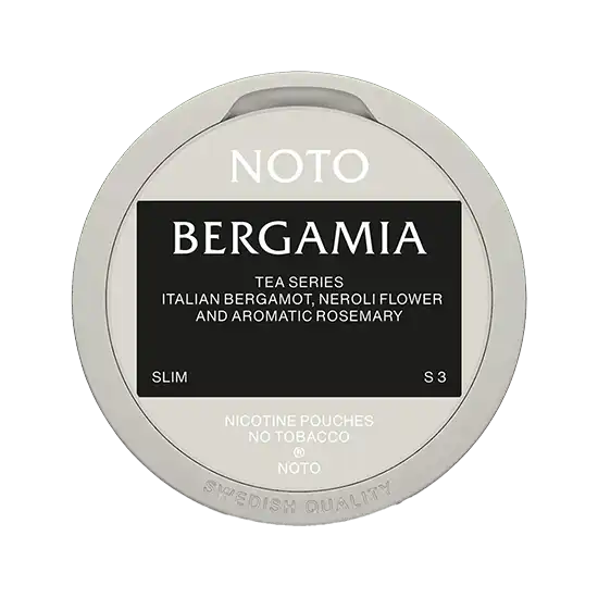 noto bergamia nicotine pouches