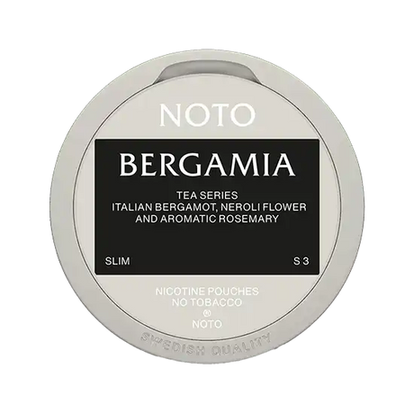 noto bergamia nicotine pouches