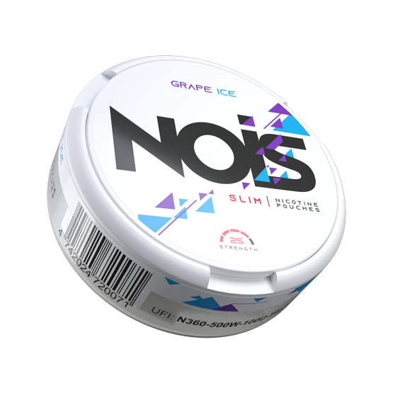 nois grape ice - 25mg/g nicotine pouches