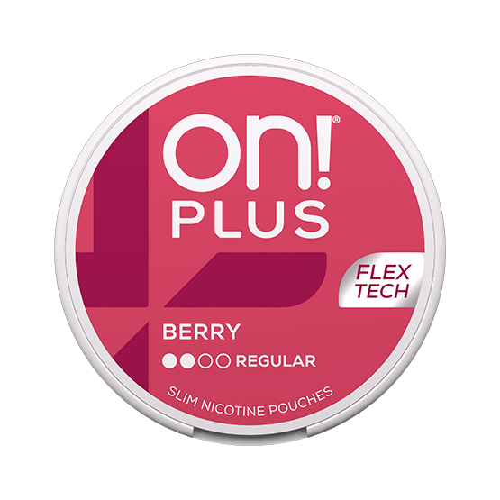 on! plus berry - 6mg nicotine pouches