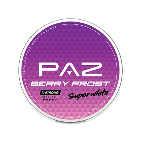 paz berry frost x strong nicotine pouches