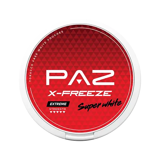 paz x freeze extreme nicotine pouches