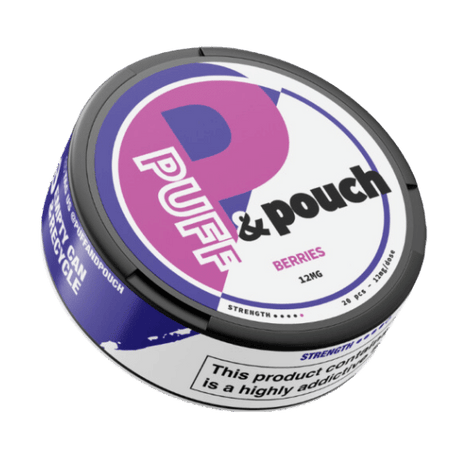 puff & pouch berries 12mg nicotine pouches