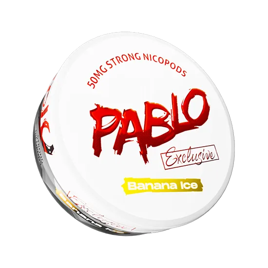 pablo exclusive banana ice - 50mg nicotine pouches