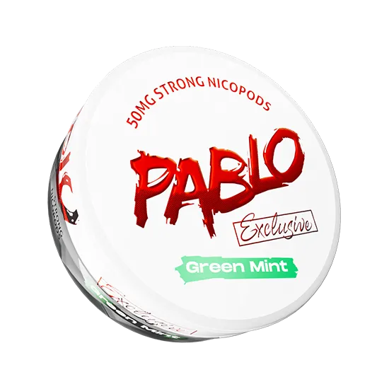 pablo exclusive green mint - 30mg nicotine pouches