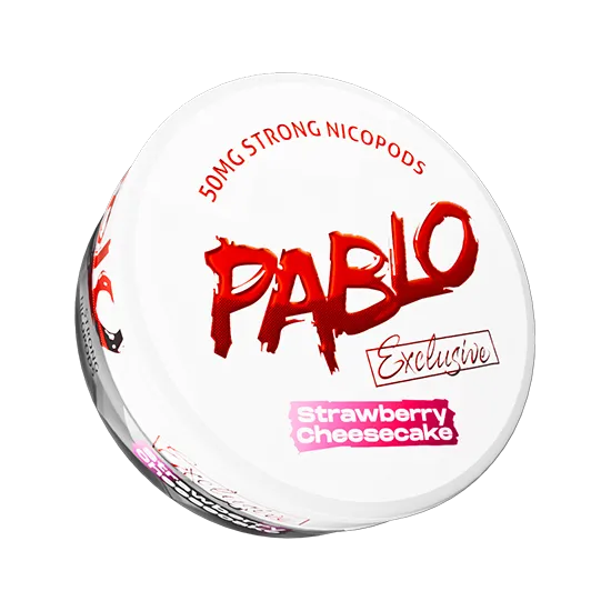 pablo exclusive strawberry cheesecake - 50mg nicotine pouches