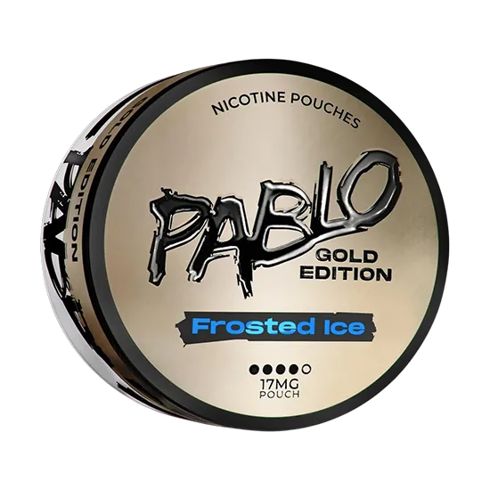 pablo frosted ice – gold edition nicotine pouches 17mg