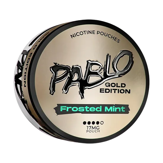 pablo frosted mint – gold edition nicotine pouches 17mg