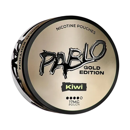 pablo kiwi – gold edition nicotine pouches 17mg