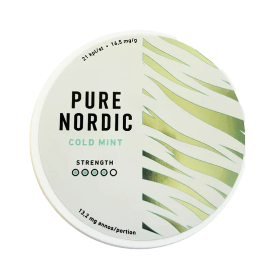 pure nordic cold mint - 13.2 mg nicotine pouches