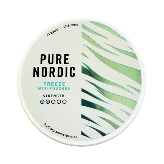 pure nordic freeze mini - 6.25 mg nicotine pouches