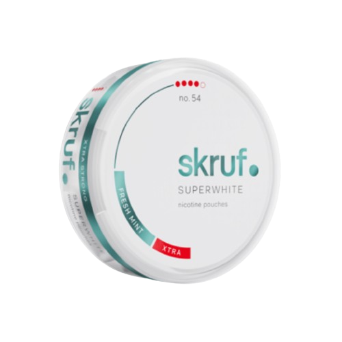 skruf fresh mint xtra nicotine pouches