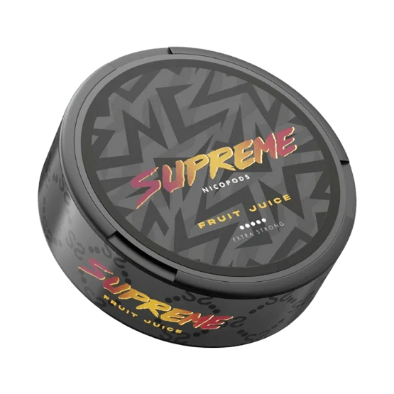 supreme fruit juice - 120mg nicotine pouches
