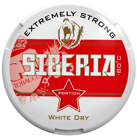 siberia snus 16g UK white dry