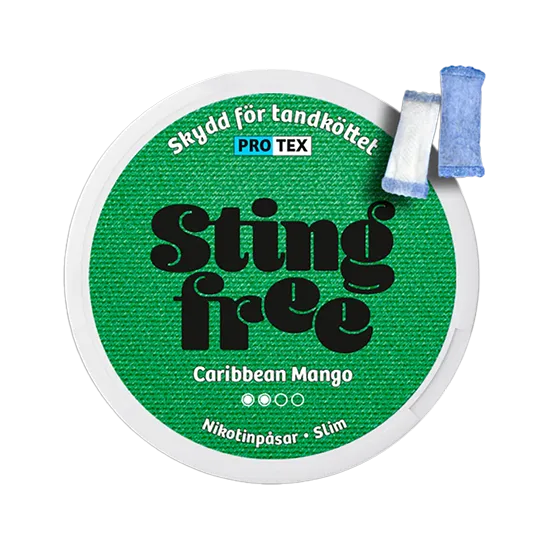 Stingfree Caribbean Mango - 4.4 mg nicotine pouches