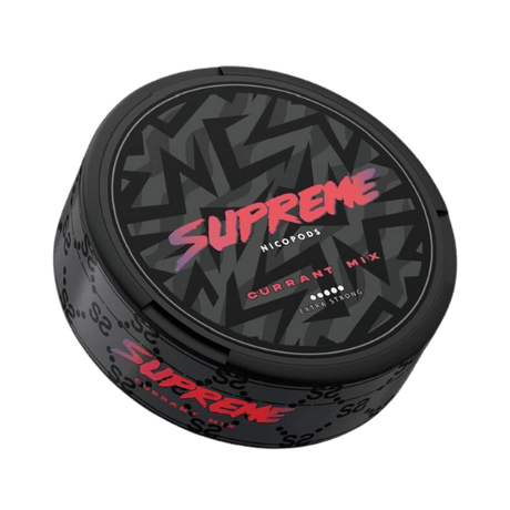 supreme currant mix 100mg nicotine pouches