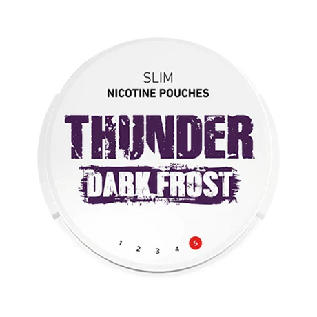 thunder dark frost nicotine pouches