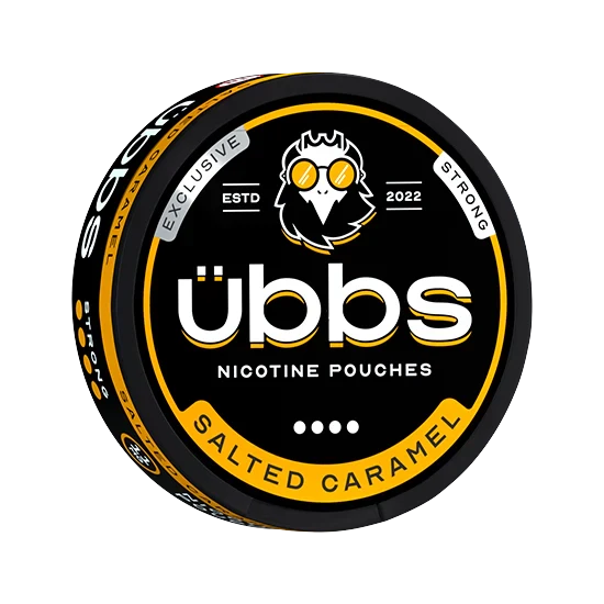Übbs Salted Caramel Strong - Salted Caramel flavour, all-white nicotine pouch by RV Karma Limited