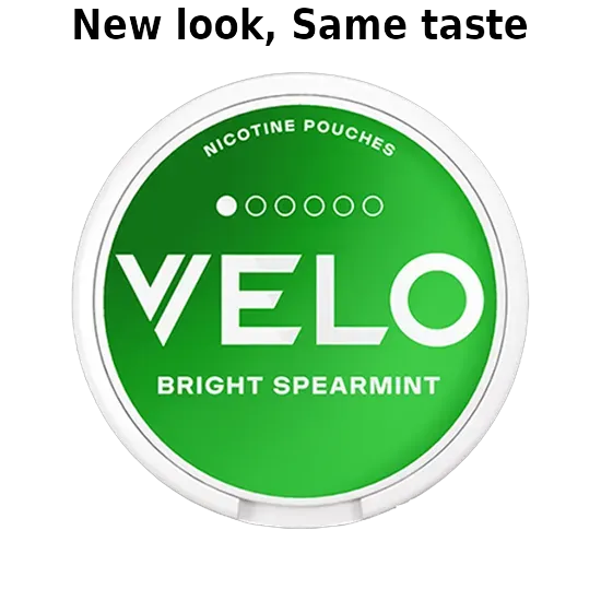 velo spiffy spearmint mini - 6 mg nicotine pouches