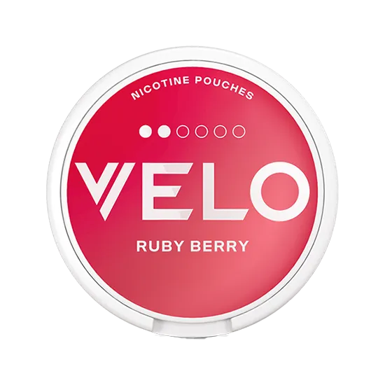 velo ruby berry - 6 mg nicotine pouches