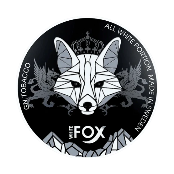 white fox black edition - 30mg nicotine pouches