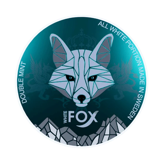white fox double mint - 16mg nicotine pouches