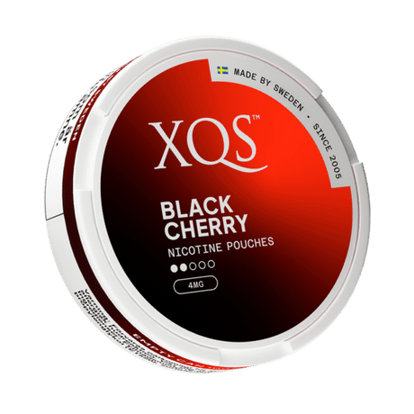 xqs black cherry - 4mg (light) nicotine pouches