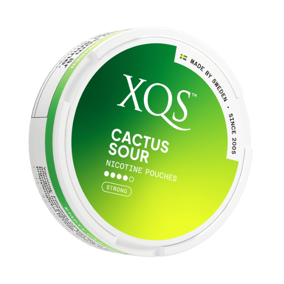 xqs cactus sour - 8mg (strong) nicotine pouches