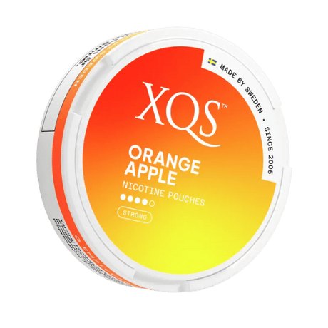 xqs orange apple - 8mg (strong) nicotine pouches