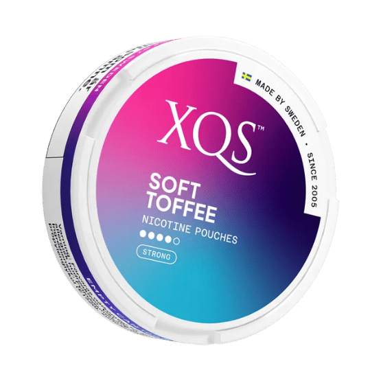 xqs soft toffee - 8mg (strong) nicotine pouches