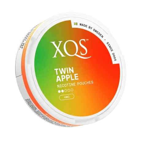 xqs twin apple - 4mg (light) nicotine pouches