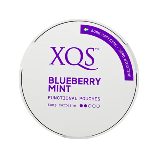 xqs blueberry mint 0 percent nicotine pouches