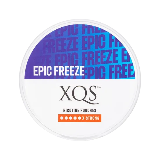 xqs epic freeze x-strong nicotine pouch  