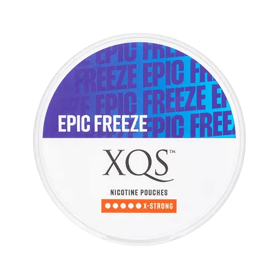 xqs epic freeze x-strong nicotine pouch  