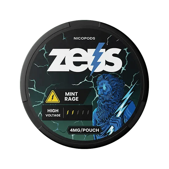 zeus mint rage 8mg nicotine pouch  