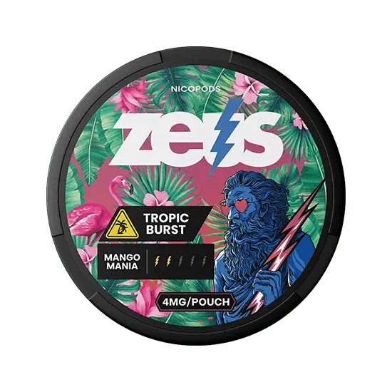 zeus tropic burst 8mg nicotine pouch  