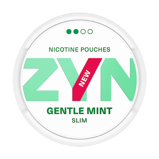 Zyn Gentle Mint Slim 6.5mg nicotine pouch