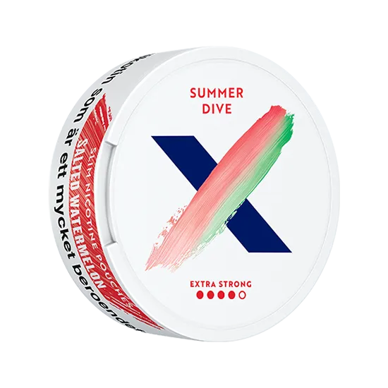 zone x summer dive extra strong nicotine pouch  