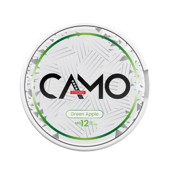 camo green apple - 12mg nicotine pouches