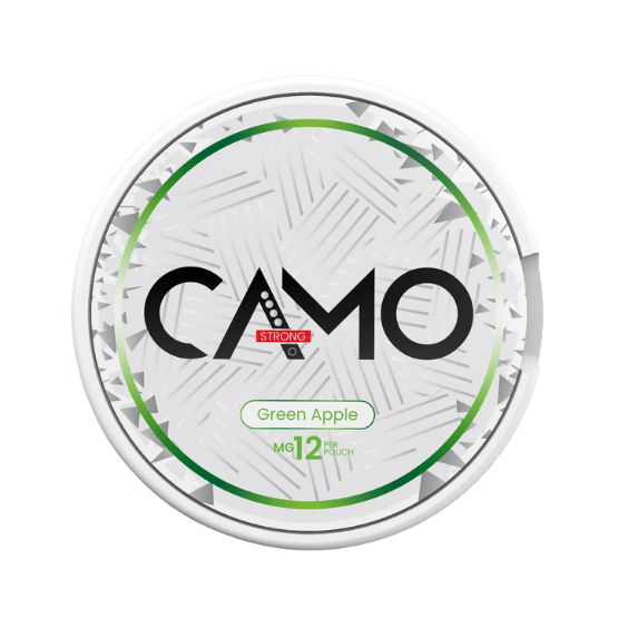 camo green apple - 12mg nicotine pouches