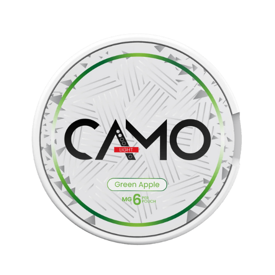 camo green apple - 6mg nicotine pouches