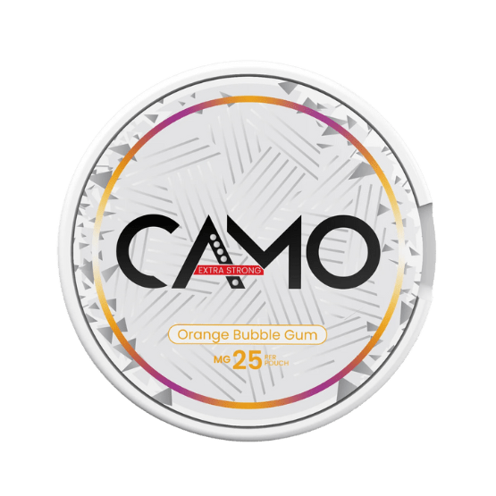 camo orange bubble gum - 25mg nicotine pouches