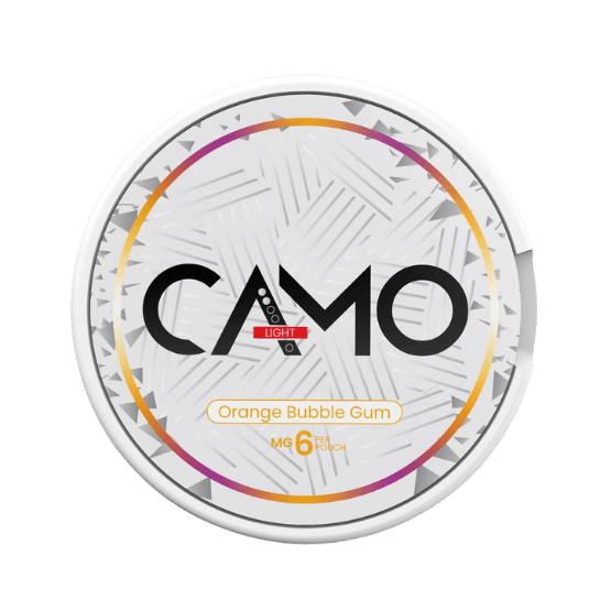 camo orange bubble gum - 6mg nicotine pouches
