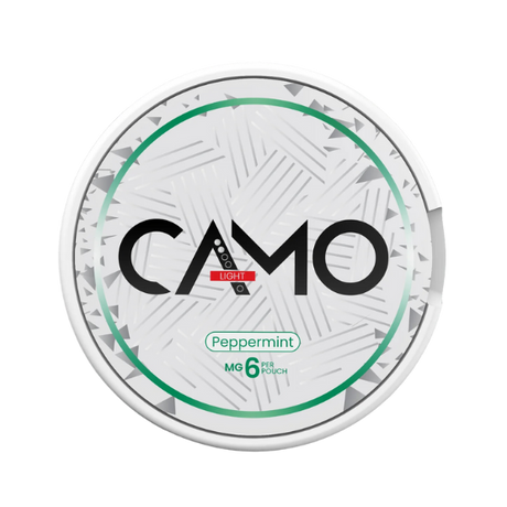 camo peppermint - 6mg nicotine pouches