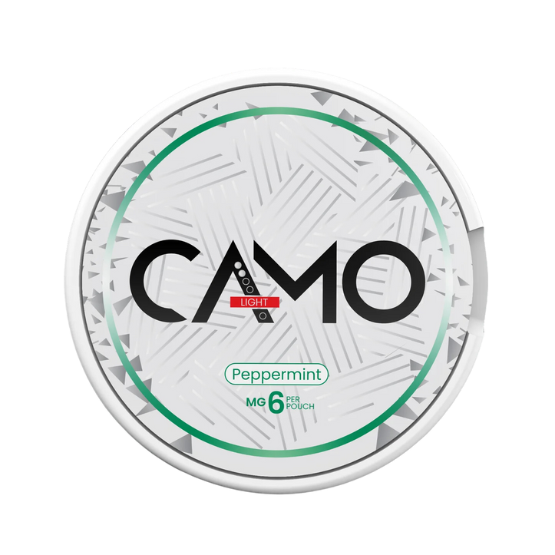 camo peppermint - 6mg nicotine pouches