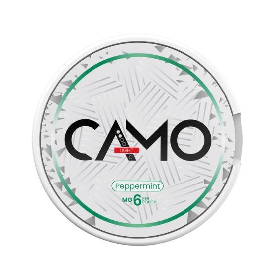 camo peppermint - 6mg nicotine pouches